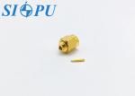Brass SMA Male RF Coaxial Connectors Straight Type