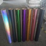 Color Red Metalized Mylar Film , silver Gold Metalized Pet Film 12mic For