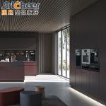 Particleboard Islands Modular Kitchen Cabinets for Container Villa House in