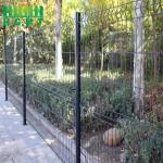 Curvy Perimeter Metal 3 D Curved Welded Wire Garden Fence