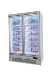 R134a Commercial Display Freezer Multiple Glass Doors For Large Scale Bottom