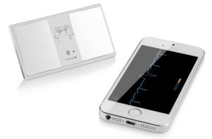 Wholesale Smartphone Bluetooth ECG Heart Monitor for Arrythmia/ST/HRV Telemedicine from china suppliers