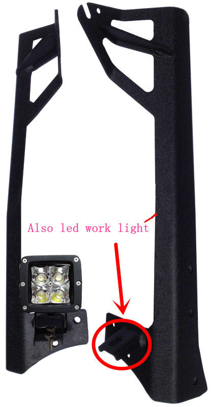 52 Inch Led Light Bar Mounting Brackets , Offroad Led Light Bar Roof Mounts