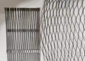 Wholesale Ferrule Wire Rope Mesh Net Flexible Stainless Steel Cable Netting For Building from china suppliers