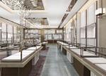 Fashion Stainless Steel Jewellery Shop Showcase With Custom Logo