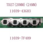 Cast Iron TD27 Cylinder Head 110397F409 Customizable For Nissan Terrano