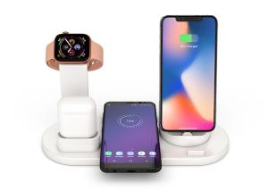 Wholesale 4 In 1 Wireless Charging Station For AirPods IPhone IWatch Series 10W from china suppliers