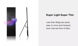 Wholesale Free Standing LED Poster Display P2.5 Indoor 1920X640mm For Stores Airports Exhibitions from china suppliers