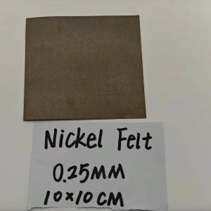 Wholesale Laser Cutting Porous Nickel Felt High Temperature Sintering Metal Fiber Felt from china suppliers