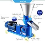 Carbon Steel Organic Fertilizer Granulator with Spherical Particles 0.3-3mm,