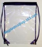 Crystal Clear PVC Cylinder Cosmetic Bag With Zipper Closure, Toiletry Kits Pvc