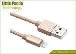 Good Quality Metal iPhone 5 USB Data Transfer Cable USB Charging Cable Nylon