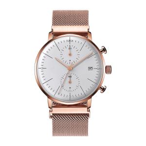 Wholesale customized brand rose gold plated 3 atm water resistant watch logo from china suppliers