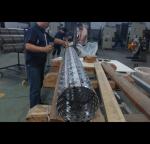 Welded Seam Spiral Perforated Tube For Filtration 6000mm Length Round Hole