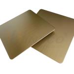 Brushed Hairline Stainless Steel Sheet 5x10ft AISI 201 304 316 Champagne Gold