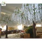 UVG WIS003 china home decor wholesale 4 meters tall white artificial wisteria