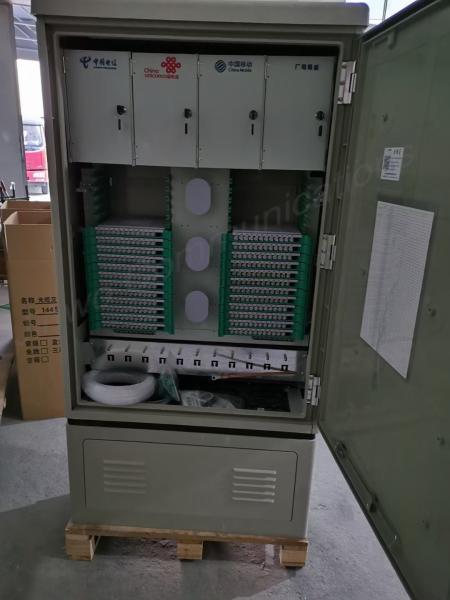 144 Core FTTH Fiber Optic Splitter Box SMC Outdoor Fiber Optic Cross Connect