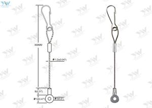 Wholesale High Precision Art Hanging Systems Wire Rope Sling For Hanging Pictures from china suppliers