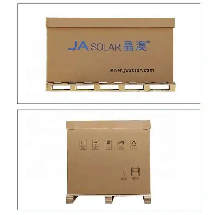 182mmx182mm Cell Size Bifacial Solar Module with Front Glass/Back Glass by JA SOLAR