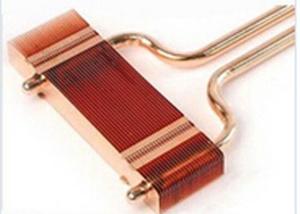 Wholesale Electronics Copper Pipe Heat Sink Mini Copper Fin Welded from china suppliers