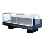 Smoked Bacon Supermarket Refrigerated Display Cabinet With Lift Up