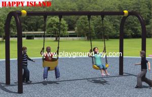 Wholesale U Flexible Flyer Swing Set Kids Swing Sets Galvanized Steel Outdoor Children from china suppliers