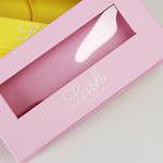 Custom Color Rigid Cardboard Box Cosmetic Packaging Eyelash Boxes With Logo