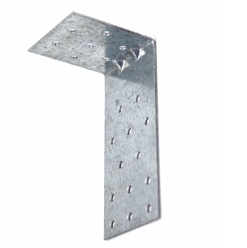 Logo Customized Galvanized Steel L Shape Angle Corner Furniture Bracket for Furniture