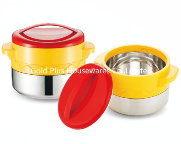 4pcs Camping food box thermos food warmer container stainless steel double heat