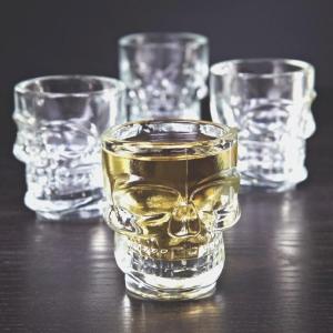 Wholesale 0.5cl Machine Made Wholesale Skull Shot Glass Bulk from china suppliers