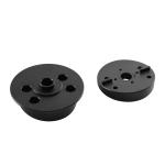 OEM Polishing Robotics Aluminum Bracket Black Anodized Treatment