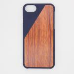 Bamboo & PC iPhone 7 / 8 Natural Wood Phone Case , Splicing Paste Wood Look
