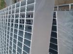 Walkway Yellow Equivalent Nosing Hot Galvanized Steel Grating 30x5mm 30x100cm
