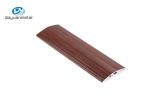 Antislip Aluminium Floor Edge Trim 2mm Thickness 35mm Height Wood Grain