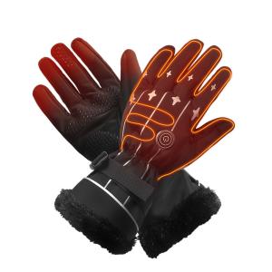Wholesale Rechargeable Lithium Heated Winter Gloves 4000mAh Electric Mittens for Winter Outdoor Hiking from china suppliers