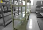 Iron Light Duty Metal Shelving With Boltless Assembly 4 Levels Steel Layer Gray
