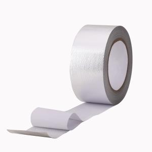 Wholesale Hot Melt Glass HVAC Aluminum Duct Tape 18um With Releasing Paper from china suppliers