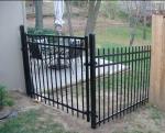 Black Steel Fence For Length 2.5m Width 2.4m Export To Many Countries