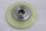 Single Polyurethane Wheels Abrasion Resistant PU Rollers Wheelsnon-woven Flap