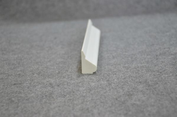 Quality 28mm X 17mm Base Cap Sheet PVC Trim Moulding For Interior Wall Customized for sale