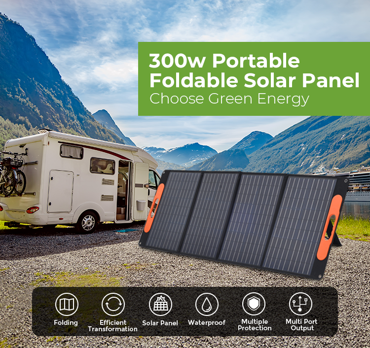 240w 300w 350w 360w Portable Solar Panel Cell Phone Charger Customized