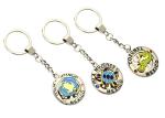 Pantone Cute Metal Keychain Local Souvenir Keyring Advertising Gift