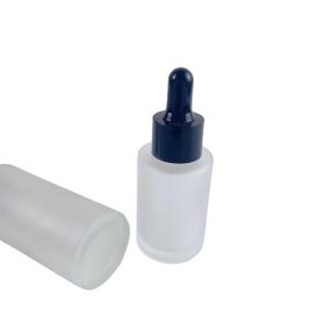 Wholesale Luxury 13/415 Empty Dropper Bottles Cosmetic Frosted Clear Amber from china suppliers