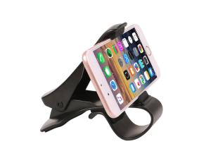 Wholesale ABS Adjustable Phone Holder Dashboard Mounted Easy Operation Black White from china suppliers