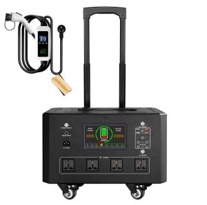 Wholesale High Capacity 2304Wh 3500W Portable EV Fast Charger Station for Electric Car from china suppliers