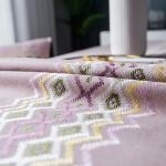 Ribbon Luxury Table Linens Cotton Linen Embroidery Fabric Cover Tablecloth