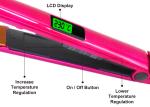 45W Ceramic Hair Straightener And Curler 2 In 1 PTC/MCH heater