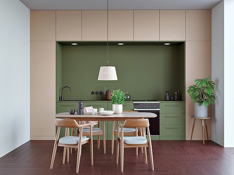 Villa Kitchen Cabinet with nuomi drawer and marble top Magic corner basket cabinets furniture