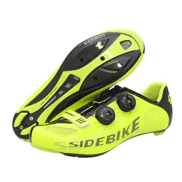 Waterproof Fluorescent Yellow Cycling Shoes High Reliability With CE / ISO