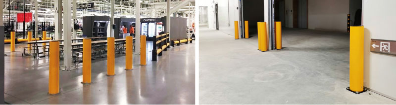 Safety Bollard Anti-collision Post Bollard Traffic Guardrails